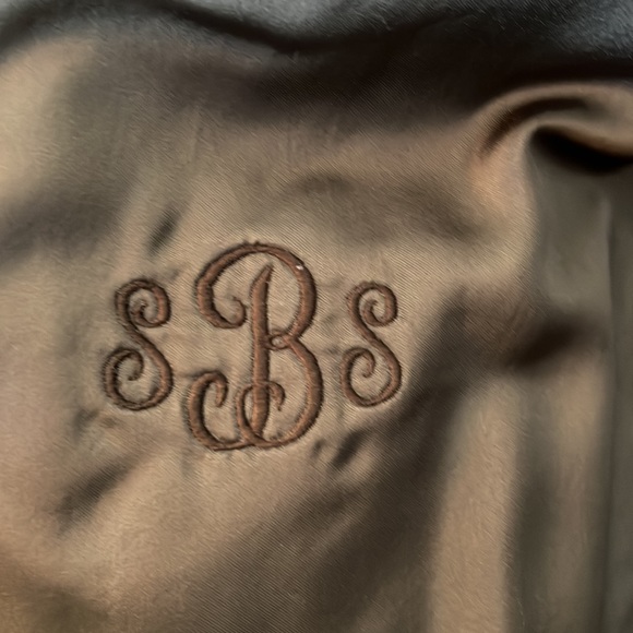 Vintage 90s Evans Collection chocolate brown Saga mink coat Robinsons size L - Picture 11 of 13